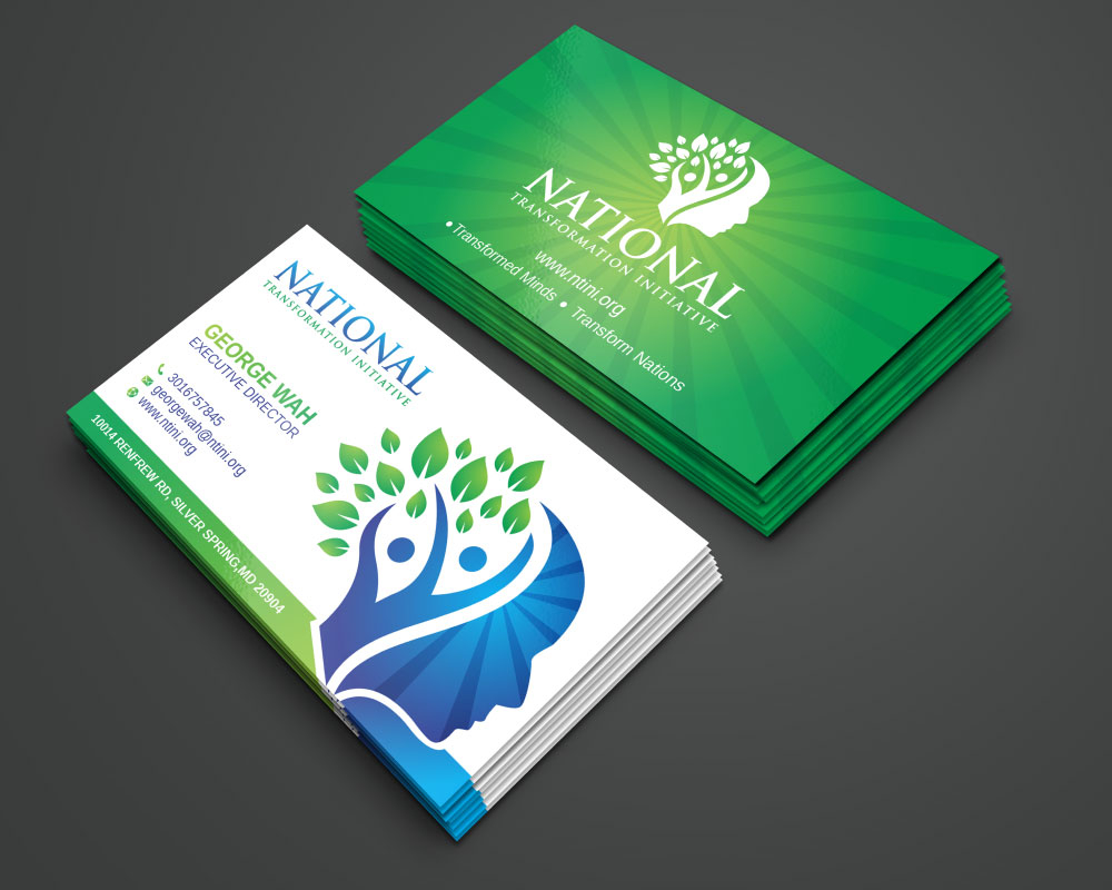 NATIONAL TRANSFORMATION INITIATIVE  logo design by Boomstudioz