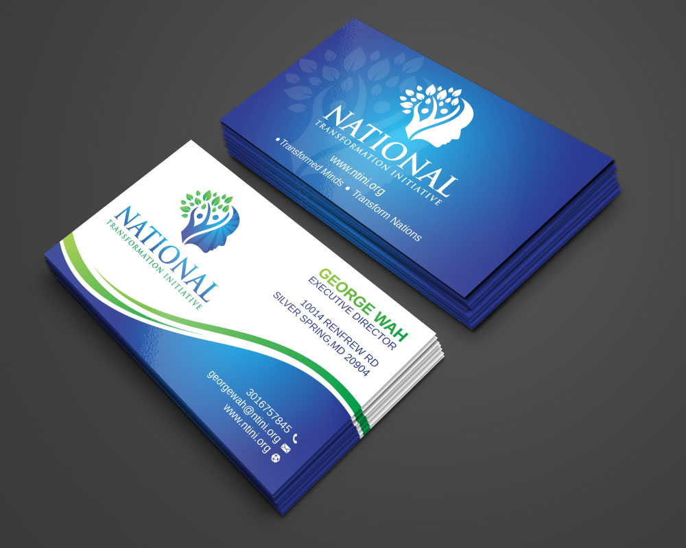 NATIONAL TRANSFORMATION INITIATIVE  logo design by Boomstudioz