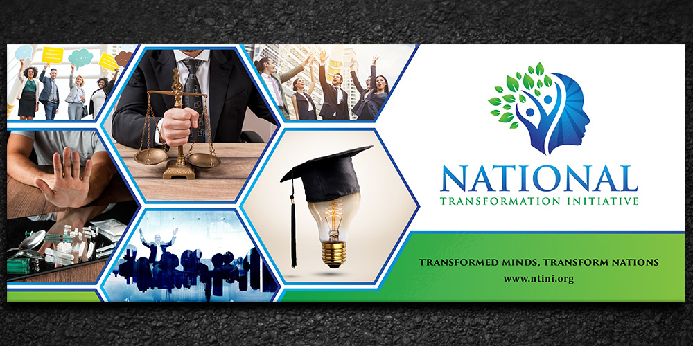 NATIONAL TRANSFORMATION INITIATIVE  logo design by Gelotine