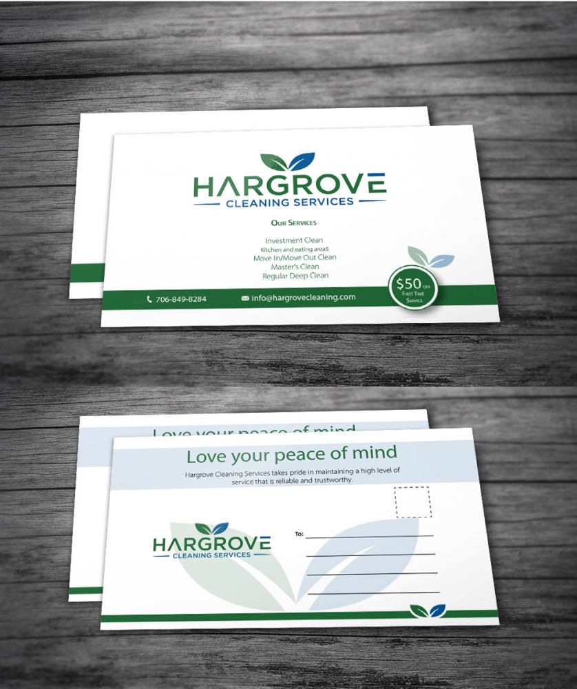 Hargrove Cleaning Services logo design by Sofia Shakir