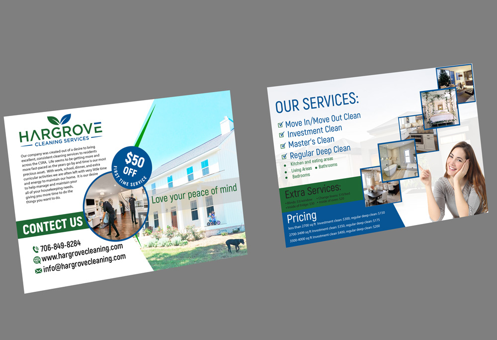 Hargrove Cleaning Services logo design by grea8design