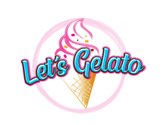 Lets Gelato logo design by axel182