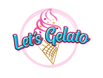 Lets Gelato logo design by axel182