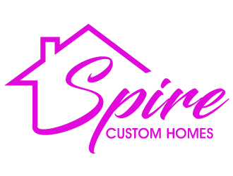 Spire Custom Homes logo design by PMG