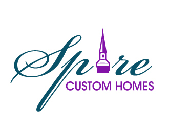 Spire Custom Homes logo design by PMG