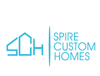 Spire Custom Homes logo design by PMG