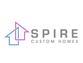 Spire Custom Homes logo design by PMG