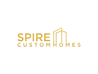 Spire Custom Homes logo design by Artigsma