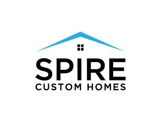 Spire Custom Homes logo design by jonggol