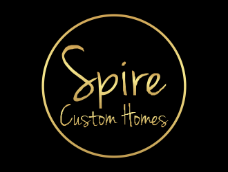 Spire Custom Homes logo design by santrie