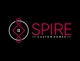 Spire Custom Homes logo design by ekitessar