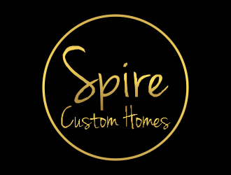 Spire Custom Homes logo design by santrie