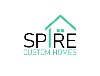 Spire Custom Homes logo design by lj.creative