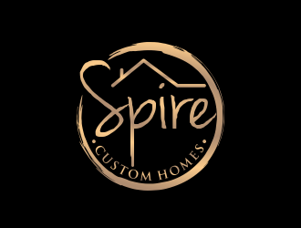 Spire Custom Homes logo design by agus