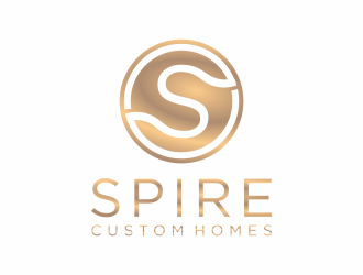 Spire Custom Homes logo design by agus