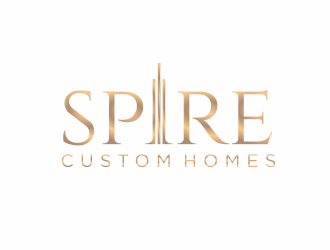 Spire Custom Homes logo design by agus