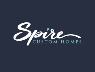 Spire Custom Homes logo design by aRBy