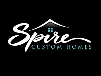 Spire Custom Homes logo design by aRBy