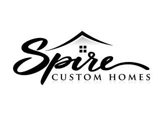 Spire Custom Homes logo design by aRBy