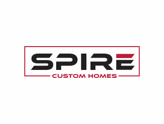 Spire Custom Homes logo design by giphone