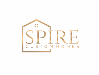 Spire Custom Homes logo design by agus