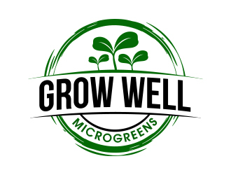 Grow Well Microgreens logo design by MarkindDesign