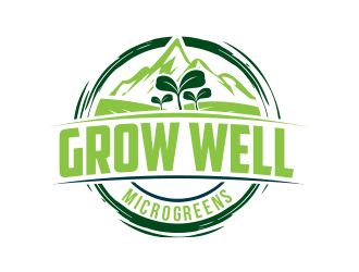 Grow Well Microgreens logo design by MarkindDesign