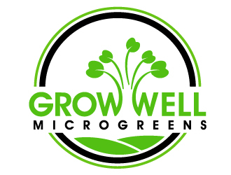 Grow Well Microgreens logo design by PMG