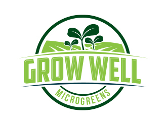 Grow Well Microgreens logo design by MarkindDesign