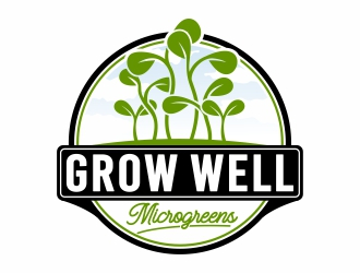 Grow Well Microgreens logo design by Mardhi