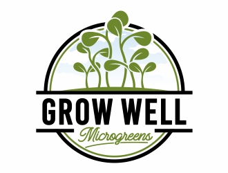 Grow Well Microgreens logo design by Mardhi