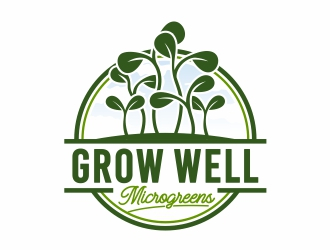 Grow Well Microgreens logo design by Mardhi