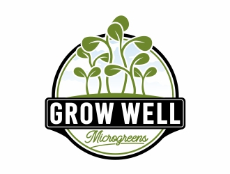 Grow Well Microgreens logo design by Mardhi