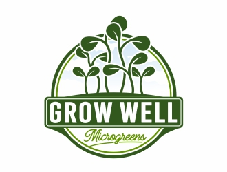 Grow Well Microgreens logo design by Mardhi