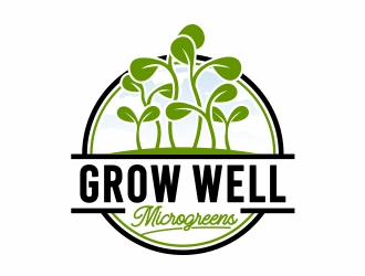 Grow Well Microgreens logo design by Mardhi