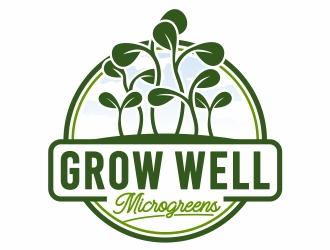 Grow Well Microgreens logo design by Mardhi