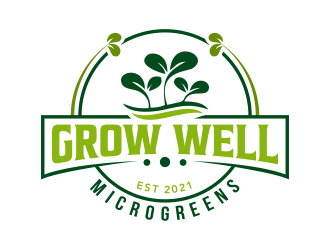 Grow Well Microgreens logo design by ingepro