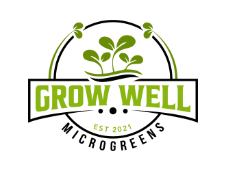 Grow Well Microgreens logo design by ingepro