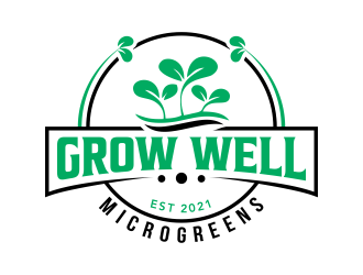 Grow Well Microgreens logo design by ingepro