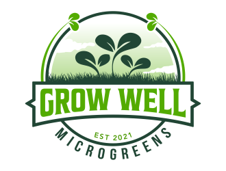 Grow Well Microgreens logo design by ingepro