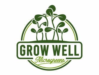 Grow Well Microgreens logo design by Mardhi