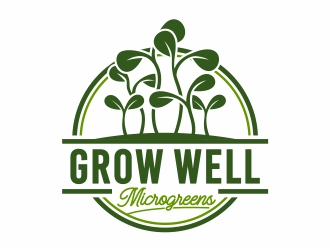 Grow Well Microgreens logo design by Mardhi