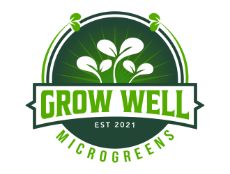 Grow Well Microgreens logo design by ingepro