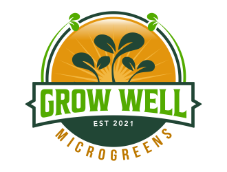 Grow Well Microgreens logo design by ingepro