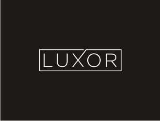 LUXOR logo design by Artomoro