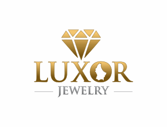 LUXOR logo design by anan