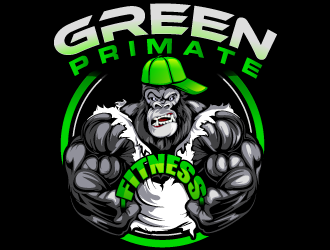 The Green Primate Fitness logo design by Suvendu