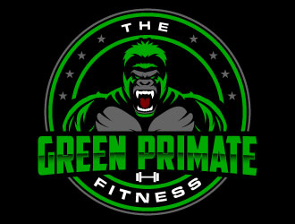 The Green Primate Fitness logo design by daywalker