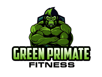 The Green Primate Fitness logo design by kunejo