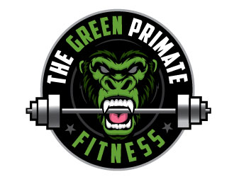 The Green Primate Fitness logo design by Conception